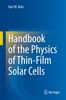Karl Böer: Handbook of the Physics of Thin-Film Solar Cells, Buch