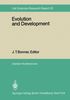 Evolution and Development, Buch