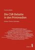 Franzisca Weder: Die CSR-Debatte in den Printmedien, Buch