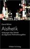 Gernot Böhme: Aisthetik, Buch