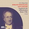 Johann W. von Goethe: Goethe, Johann W. vo:Tagebuch der italienischen Reise 1786., CD