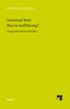 Immanuel Kant: Was ist Aufklärung?, Buch