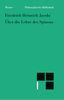 Friedrich H. Jacobi: Über die Lehre des Spinoza, Buch