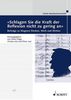 'Schlagen Sie die Kraft der Reflexion nicht zu gering an', Buch