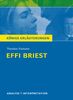 Thomas Brand: Textanalyse und Interpretation zu Theodor Fontane. Effi Briest, Buch