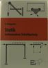 Gerhard Knappstein: Statik, insbesondere Schnittprinzip, Buch