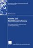 Markus Zuber: Rendite und Qualitätswahrnehmung, Buch