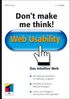 Steve Krug: Don't make me think!, Buch