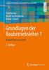 Fritz Berner: Grundlagen der Baubetriebslehre 1, Buch