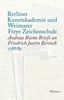Andreas Riem: Berliner Kunstakademie und Weimarer Freye Zeichenschule, Buch