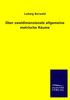 Ludwig Berwald: Über zweidimensionale allgemeine metrische Räume, Buch