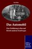Karl Blau: Das Automobil, Buch