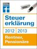 Hans W. Fröhlich: Steuererklärung 2012/2013 - Rentner, Pensionäre, Buch