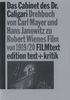 Carl Mayer: Das Cabinet des Dr. Caligari, Buch