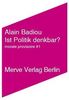 Alain Badiou: Ist Politik denkbar?, Buch