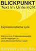 Wilhelm Große: Expressionistische Lyrik, Buch