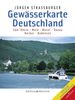 Gewässerkarte Deutschland Süd. Rhein, Main, Mosel, Donau, Neckar, Bodensee, Buch