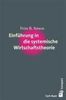 Fritz B. Simon: Einführung in die systemische Wirtschaftstheorie, Buch