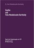 Karl Mendelssohn Bartholdy: Goethe & Felix Mendelssohn ..., Buch