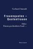 Gerhard Amendt: Frauenquoten - Quotenfrauen, Buch