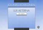 Lux Aeterna: Organ Solo, Buch