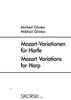 Mozart-Variationen für Harfe, Noten