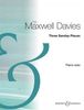Peter Maxwell Davies: Three Sanday Places, Buch