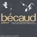 Gilbert Becaud: 20 Chansons D'Or, CD