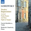 Leopold Godowsky (1870-1938): 12 Impressionen für Violine &amp; Klavier, CD