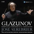 Alexander Glasunow (1865-1936): Sämtliche Symphonien &amp; Konzerte, 8 CDs