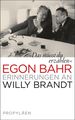 Egon Bahr: »Das musst du erzählen«, Buch