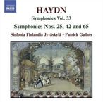 Joseph Haydn (1732-1809): Symphonien Nr.25,42,65, CD