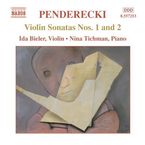 Krzysztof Penderecki (geb. 1933): Sonaten für Violine &amp; Klavier Nr.1 &amp; 2, CD