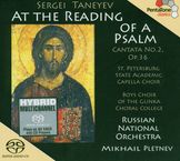 Serge Tanejew (1856-1915): Kantate Nr.2 op.36 "At the Reading of a Psalm", SACD