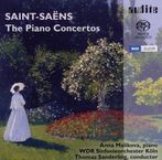 Camille Saint-Saens (1835-1921): Klavierkonzerte Nr.1-5, 2 SACDs