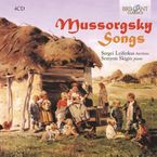 Modest Mussorgsky (1839-1881): Lieder, 4 CDs