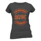 AC/DC: About To Rock Banner-Size XL Girlie, T-Shirt