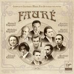 Gabriel Faure (1845-1924): Sämtliche Kammermusik für Streicher & Klavier, 5 CDs