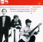 Johann Sebastian Bach (1685-1750): Brandenburgische Konzerte Nr.2,3,5,6 für Gitarrentrio, 2 CDs