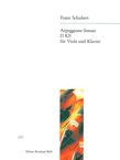 Arpeggione-Sonate a-moll D 821, Noten