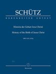 Historia der Geburt Jesu Christi SWV 435, Noten