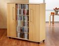 VCM CD-Sideboard-Luxor für 900 CDs (buche), Zubehör