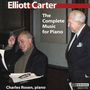 Elliott Carter (1908-2012): Klavierwerke, CD