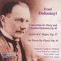 Ernst von Dohnanyi (1877-1960): Concertino für Harfe &amp; Kammerorchester op.45, CD