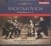 Dimitri Schostakowitsch (1906-1975): Streichquartette Nr.1-13, 4 CDs