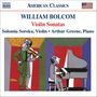William Bolcom (geb. 1938): Sonaten für Violine &amp; Klavier Nr.1-4, CD