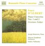 Eugene d' Albert (1864-1932): Klavierkonzerte Nr.1 &amp; 2, CD