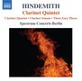 Paul Hindemith (1895-1963): Quintett für Klarinette &amp; Streichquartett, CD