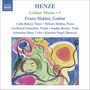 Hans Werner Henze (geb. 1926): Kammermusik mit Gitarre "Guitar Music" Vol.1, CD