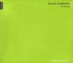 Bruno Maderna (1920-1973): Kammermusik f.Streicher, CD